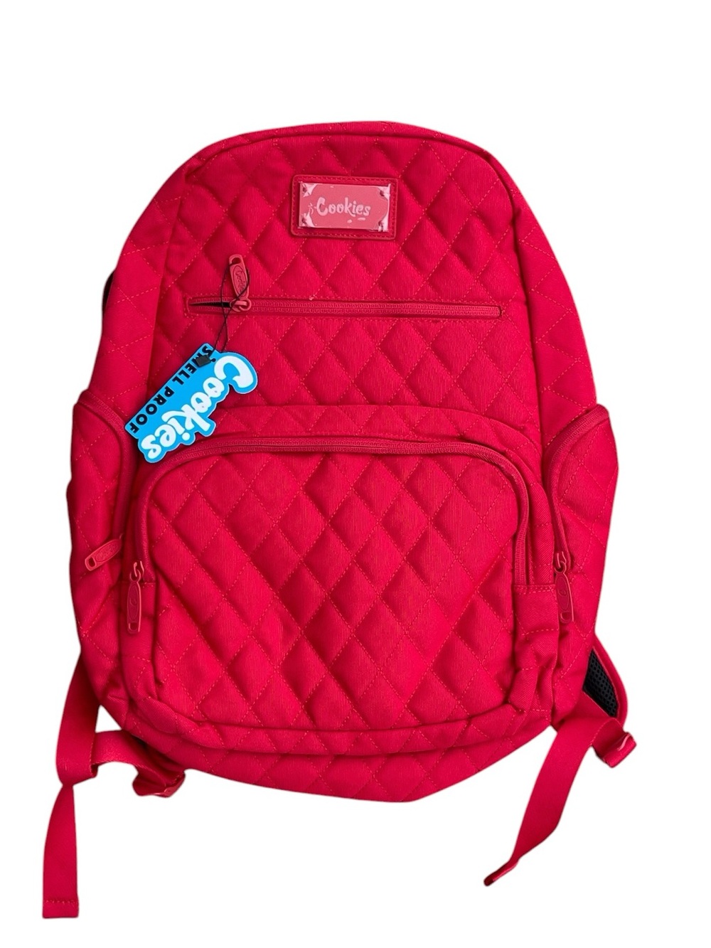 Cookies V4 Quilted Backpack, Red, Smell Proof, Unisex, NWT